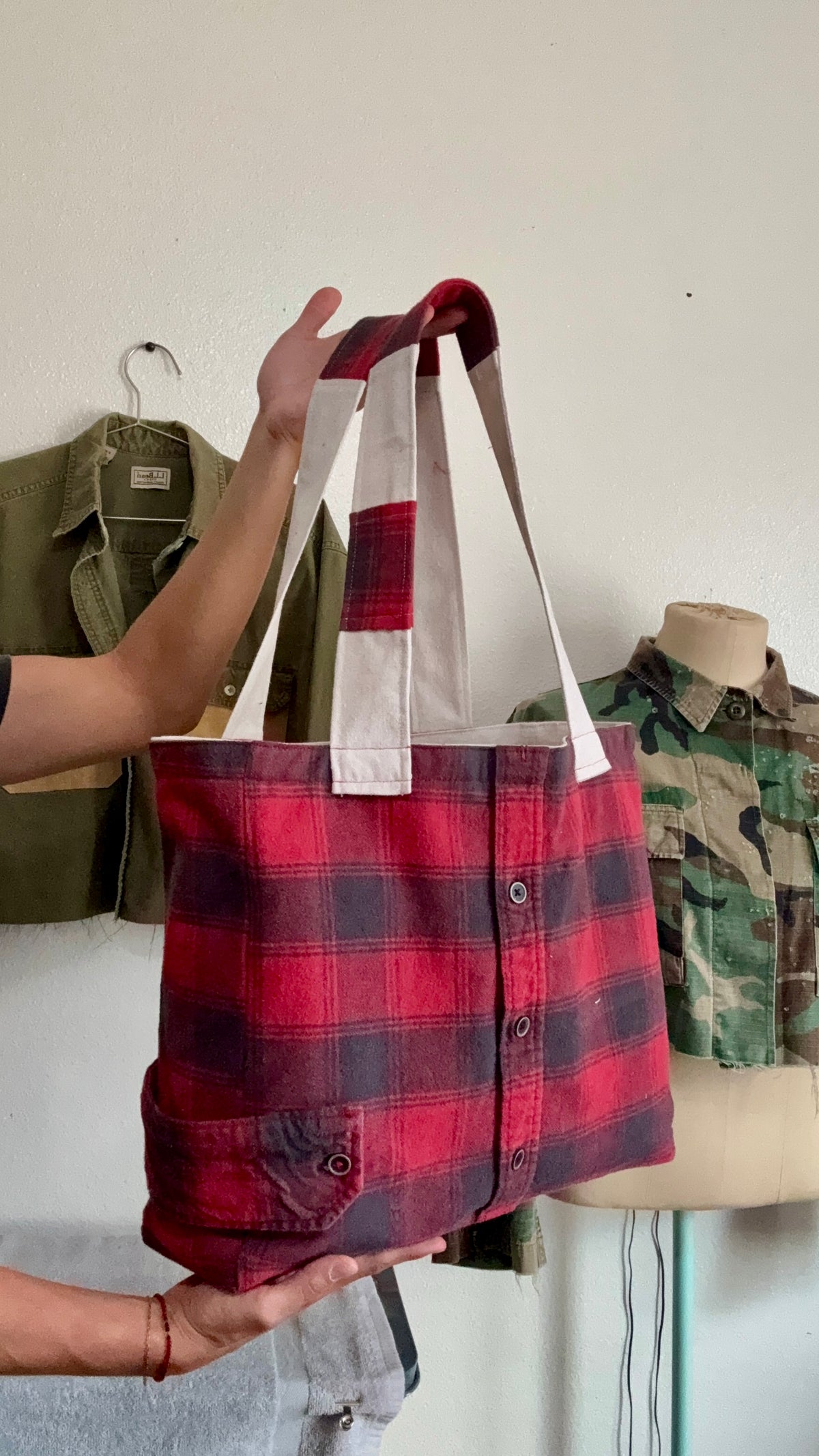 The Flannel Boyfriend Bag
