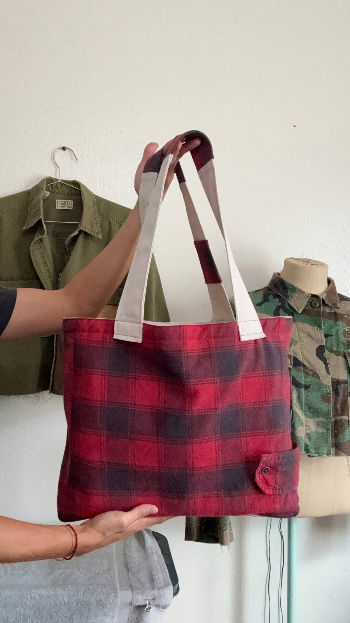 The Flannel Boyfriend Bag