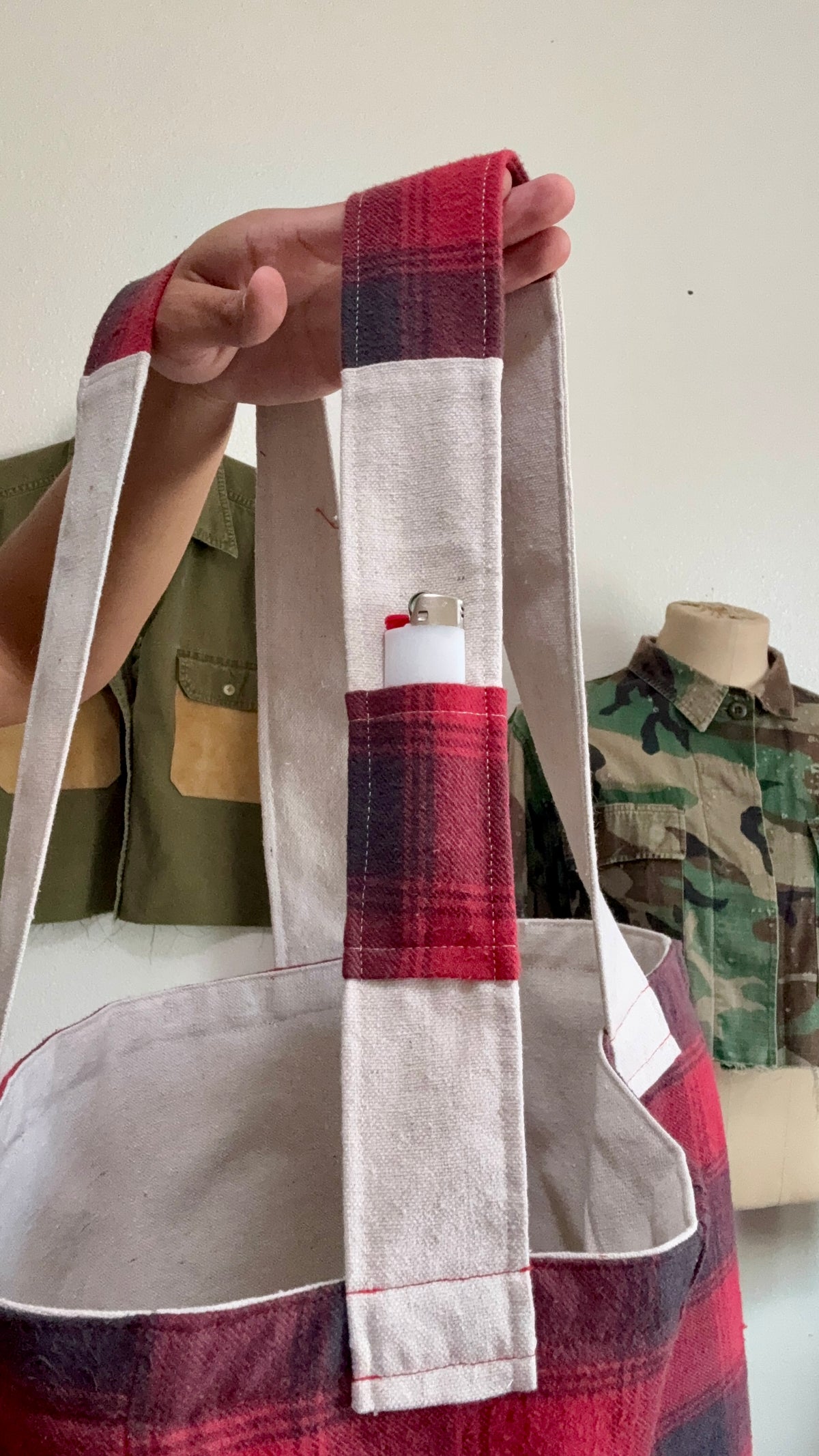 The Flannel Boyfriend Bag